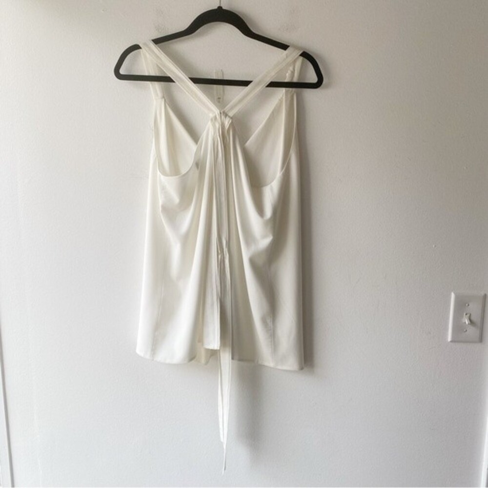 robert rodriguez white split back embellished tan… - image 2